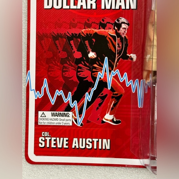 Six Million Dollar Man Steve Austin Mustache Action Figure By Bif Bang Pow 2012 - Picture 6 of 10